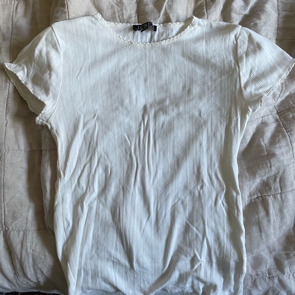 J Crew Pointelle Set in White - Picture 4 of 6